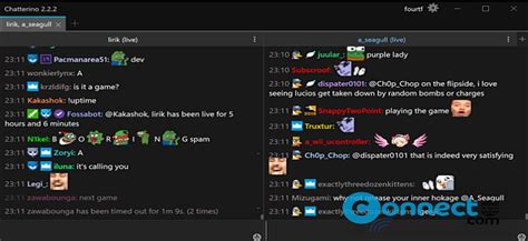 twitch chat client.